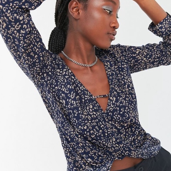 Drapey surplice top - Picture 1 of 1